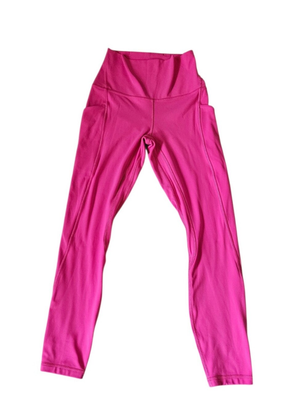 Lululemon Align High Rise Leggings Pockets Women's 4 Pink 25 Inch Inseam W5DU4S